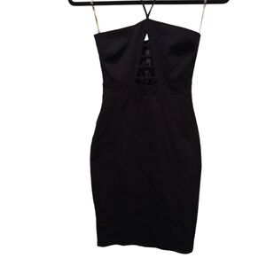 Charlotte Russe Black Strapless Dress